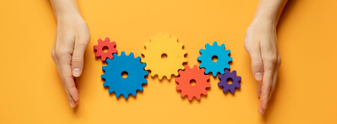 Abbildung von Zahnrädern