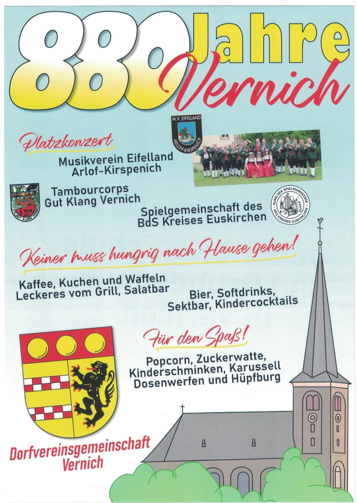 Flyer zur 880-Jahr-Feier