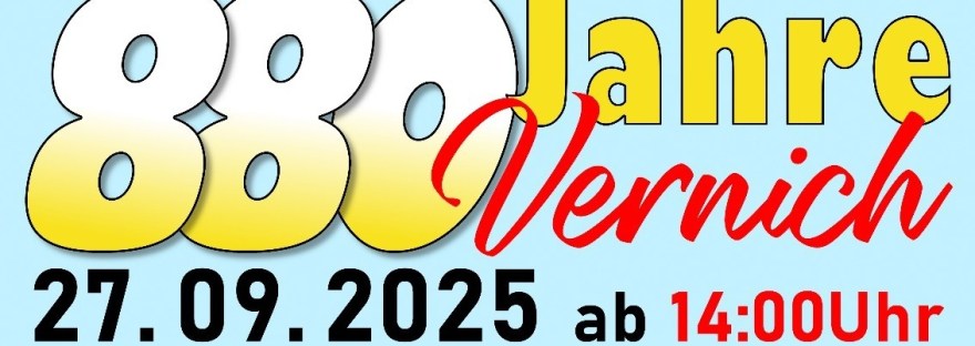 Beitragsbild 880 Jahre Vernich
